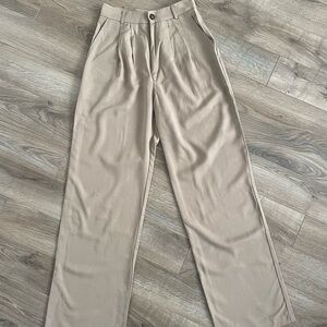 Reformation Khaki Mason Pants
